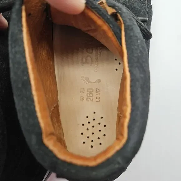 Betula Berkenstock Suede Leather Lace Up Boots Eur 40 US L9/M7 New No Tags - Picture 8 of 10